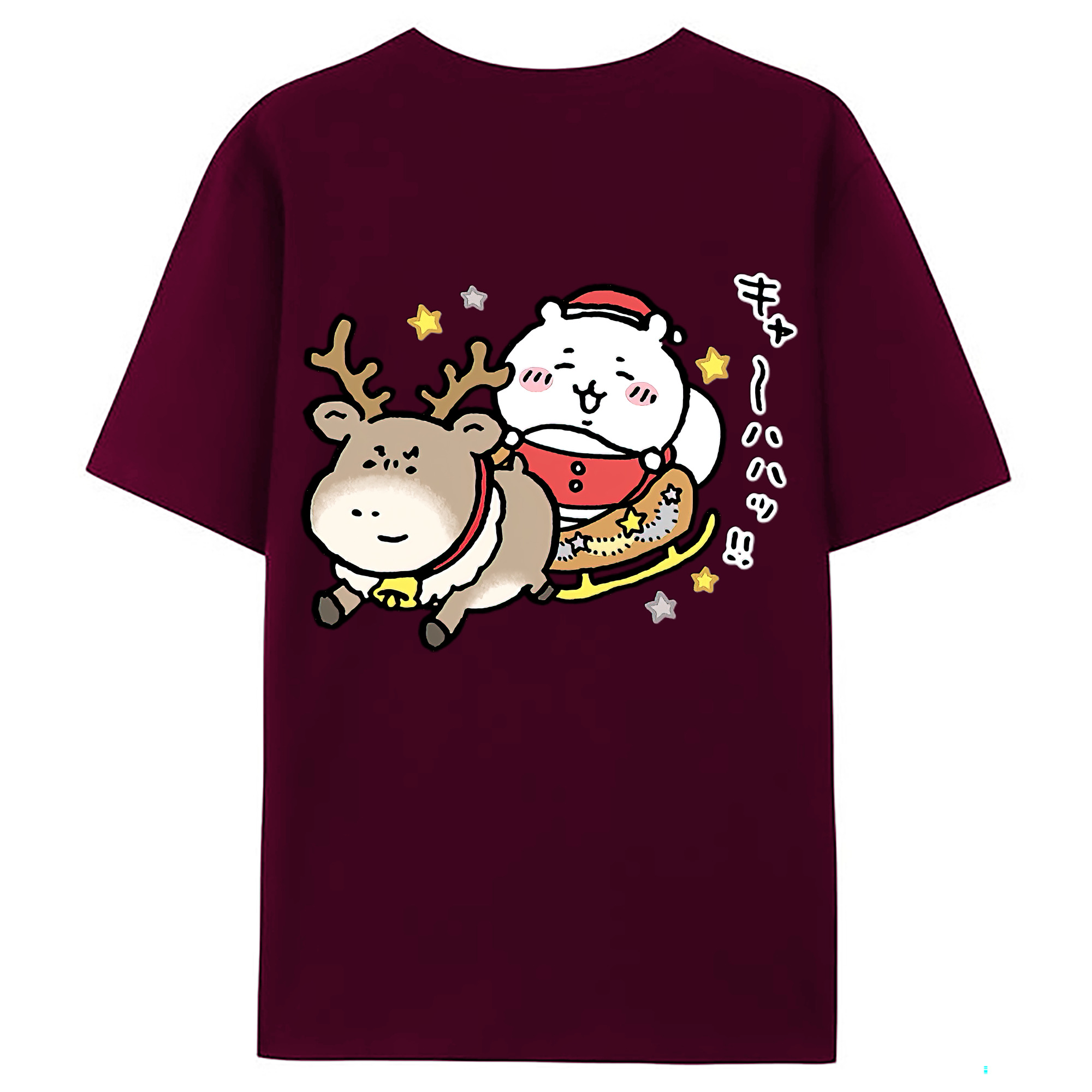 （画像用） ちいかわ ちいかわ Chii-kawa chiikawa レディース半袖Tシャツ(バックプリント)